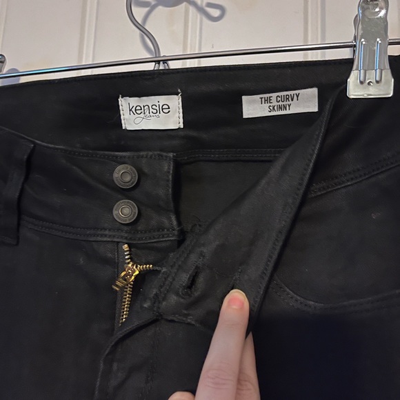 EUC Kensie Black Denim - Picture 1 of 4